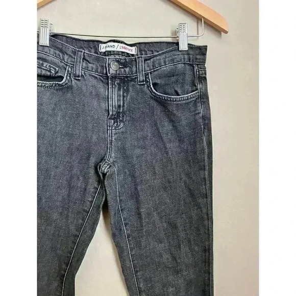 J Brand L'Agence Charcoal Skinny Leg Jeans Size 26 - Picture 11 of 14